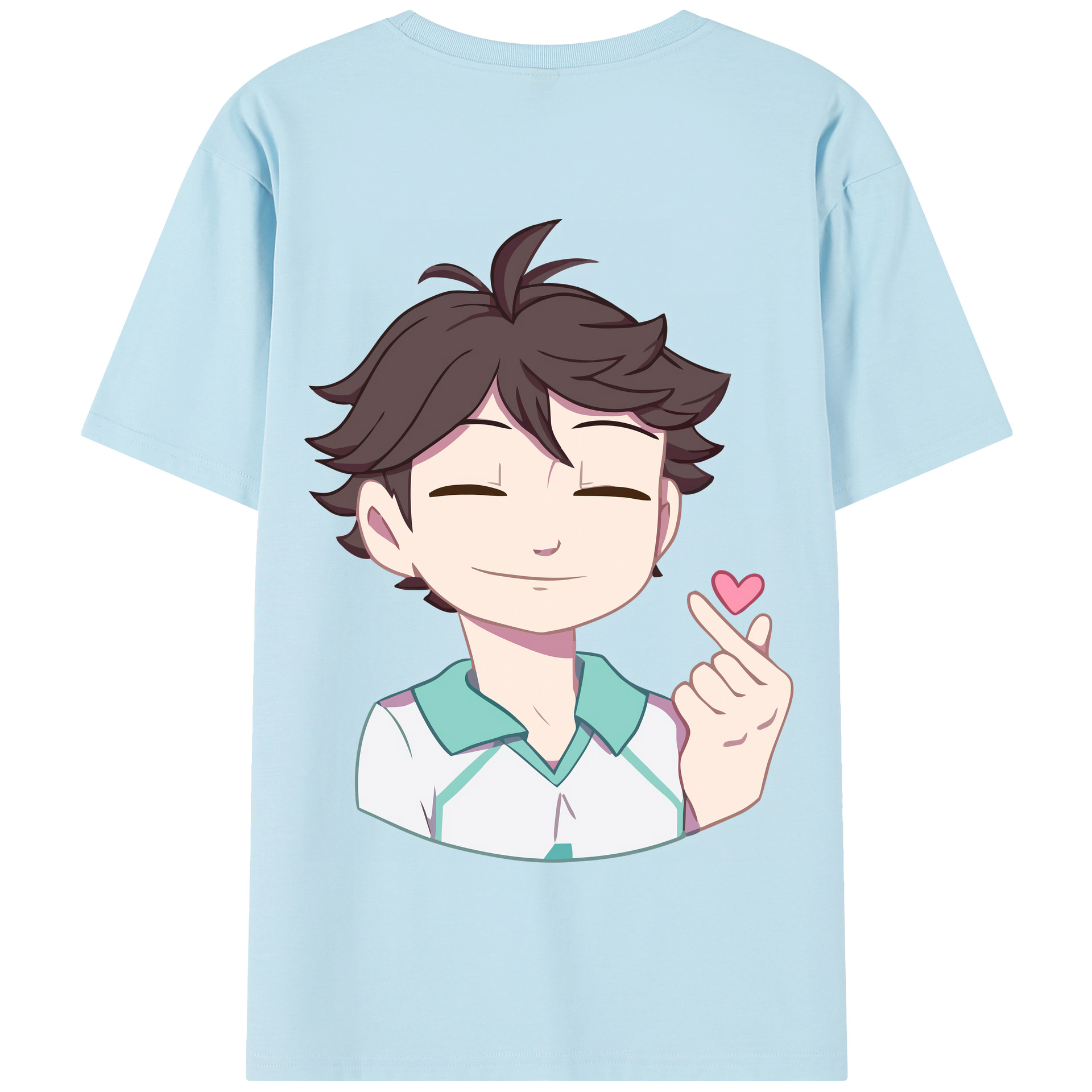 （画像用） ハイキュー!! Haikyu!! 綿100％半袖Tシャツ（背面プリント）